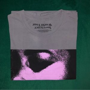 Ariana Grande Sweetener World Tour “Heat Reactive” Grey T-Shirt